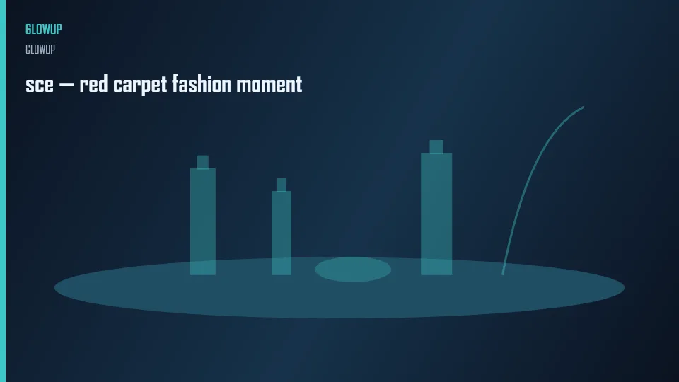 sce — red carpet fashion moment