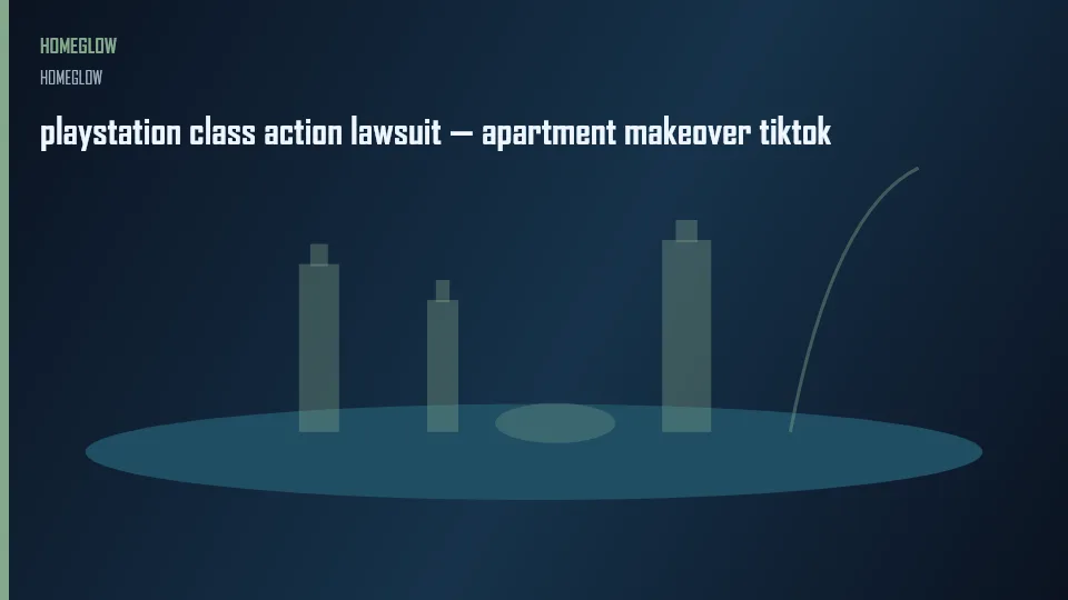 playstation class action lawsuit — apartment makeover tiktok
