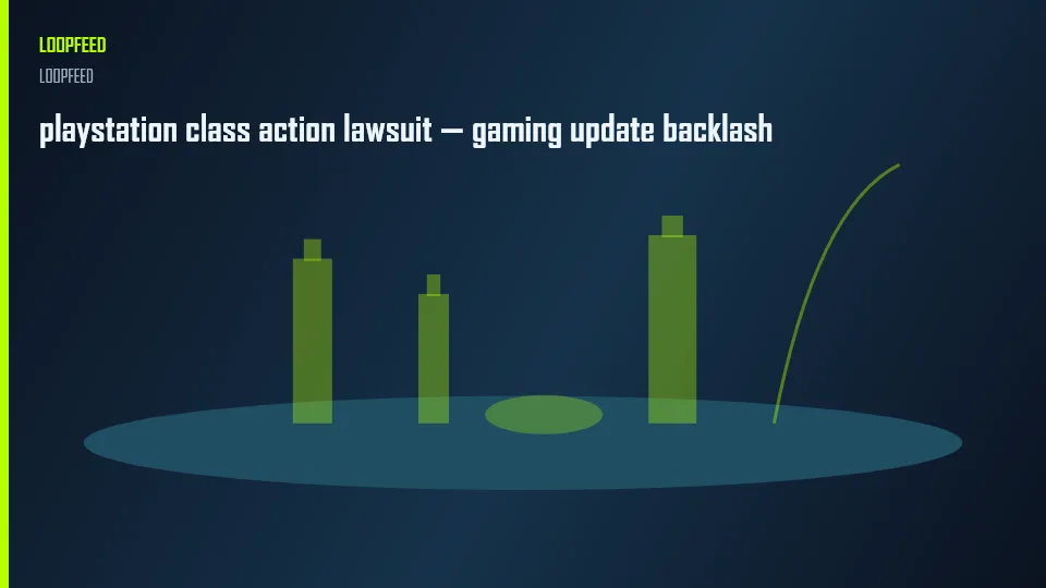 playstation class action lawsuit — gaming update backlash