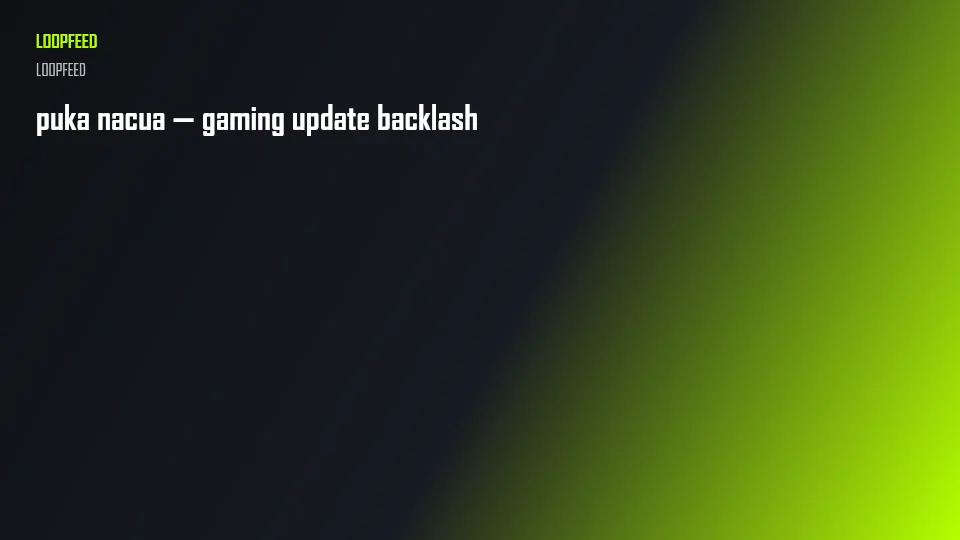 puka nacua — gaming update backlash