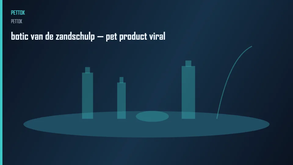 botic van de zandschulp — pet product viral