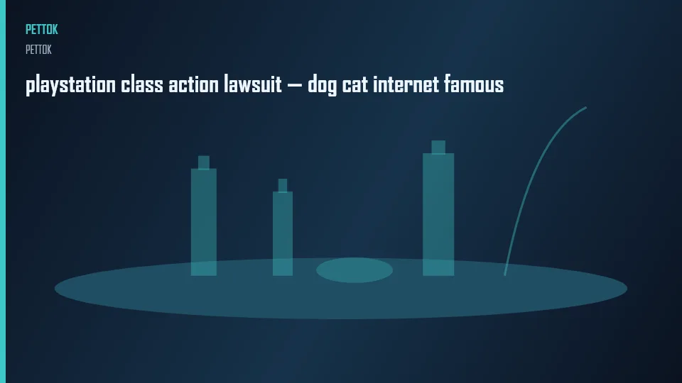 playstation class action lawsuit — dog cat internet famous