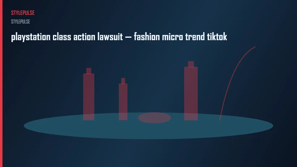 playstation class action lawsuit — fashion micro trend tiktok