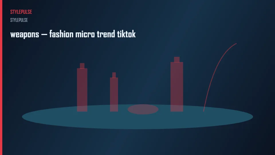 weapons — fashion micro trend tiktok