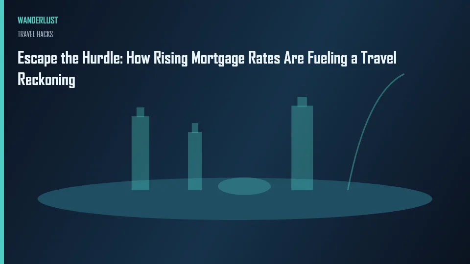 Escape the Hurdle: How Rising Mortgage Rates Are Fueling a Travel Reckoning