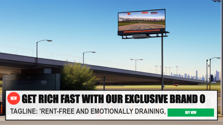 GET RICH FAST WITH OUR EXCLUSIVE BRAND OF GHOSTLY — TAGLINE: 'RENT-FREE AND EMOTIONALLY DRAINING, GUARANTEED!'