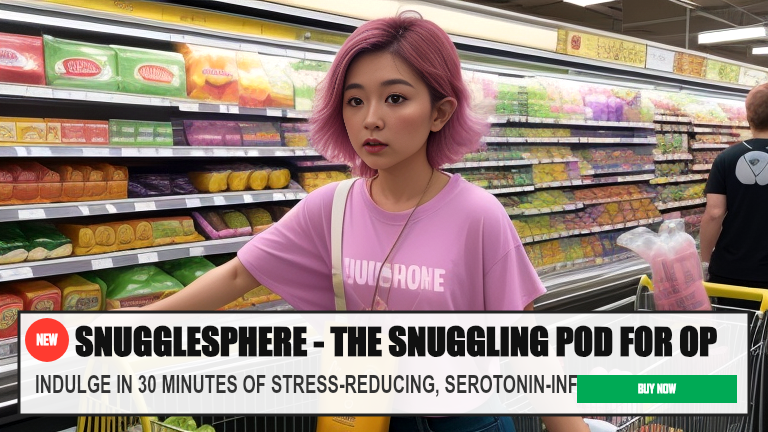 SNUGGLESPHERE - THE SNUGGLING POD FOR OPTIMAL CUDD — INDULGE IN 30 MINUTES OF STRESS-REDUCING, SEROTONIN-INFUSED SNUGGLI