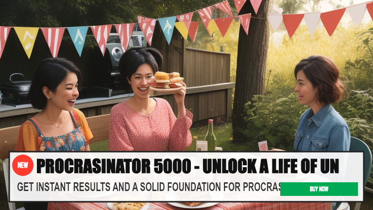 PROCRASINATOR 5000 - UNLOCK A LIFE OF UNFETTERED D — GET INSTANT RESULTS AND A SOLID FOUNDATION FOR PROCRASTINATION! ORD