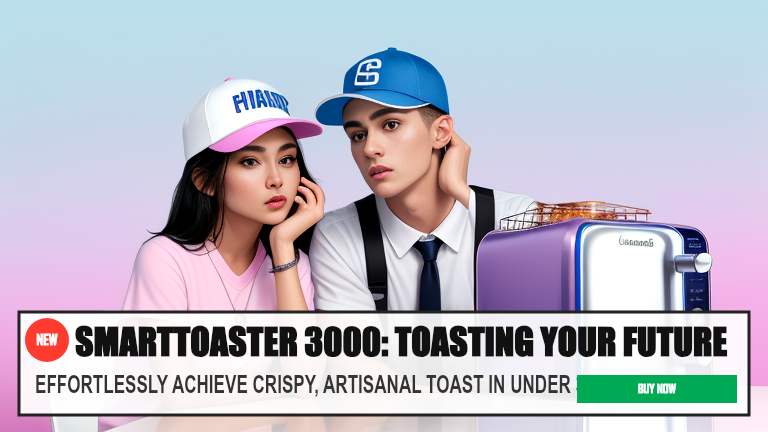 SMARTTOASTER 3000: TOASTING YOUR FUTURE — EFFORTLESSLY ACHIEVE CRISPY, ARTISANAL TOAST IN UNDER 3 MINUTES WITH O