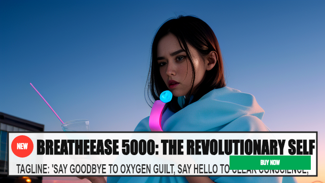 BREATHEEASE 5000: THE REVOLUTIONARY SELF-CHECK-OUT — TAGLINE: 'SAY GOODBYE TO OXYGEN GUILT, SAY HELLO TO CLEAR CONSCIENC