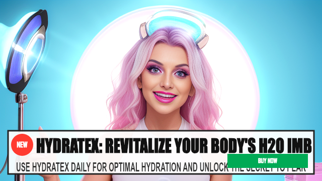 HYDRATEX: REVITALIZE YOUR BODY'S H2O IMBALANCE — USE HYDRATEX DAILY FOR OPTIMAL HYDRATION AND UNLOCK THE SECRET TO PEAK