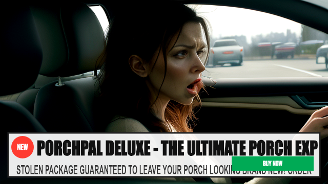 PORCHPAL DELUXE - THE ULTIMATE PORCH EXPERIENCE! — STOLEN PACKAGE GUARANTEED TO LEAVE YOUR PORCH LOOKING BRAND NEW! ORDE