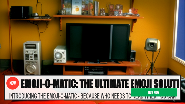 EMOJI-O-MATIC: THE ULTIMATE EMOJI SOLUTION FOR THE — INTRODUCING THE EMOJI-O-MATIC - BECAUSE WHO NEEDS TO READ WHEN YOU