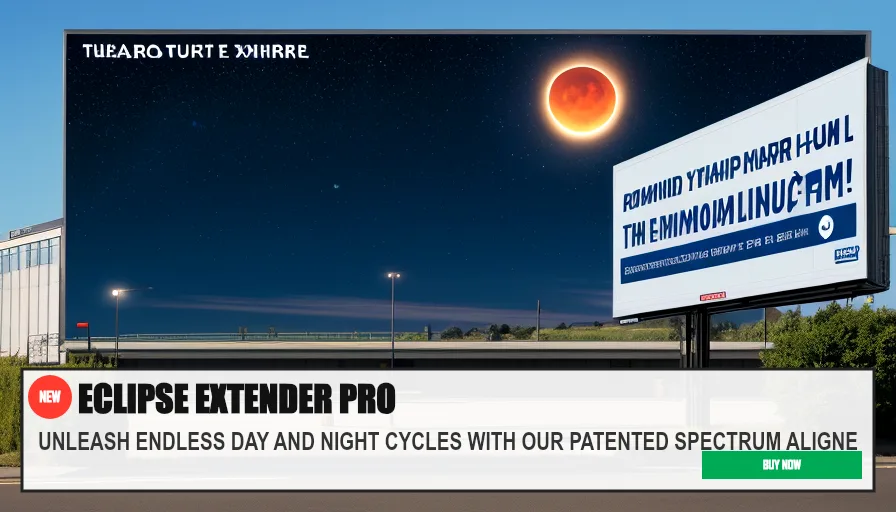 ECLIPSE EXTENDER PRO — UNLEASH ENDLESS DAY AND NIGHT CYCLES WITH OUR PATENTED SPECTRUM ALIGNE. Original funny meme on Drift — endless humor feed.