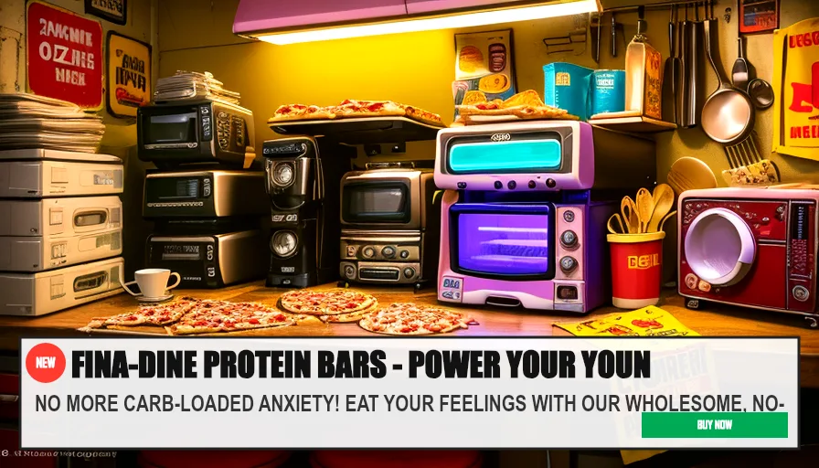 FINA-DINE PROTEIN BARS - POWER YOUR YOUNG ADULT ES — NO MORE CARB-LOADED ANXIETY! EAT YOUR FEELINGS WITH OUR WHOLESOME, . Original funny meme on Drift — endless humor feed.