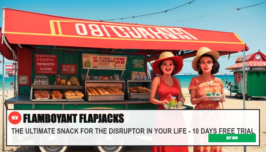 FLAMBOYANT FLAPJACKS — THE ULTIMATE SNACK FOR THE DISRUPTOR IN YOUR LIFE - 10 DAYS FREE TRIAL. Original funny meme on Drift — endless humor feed.