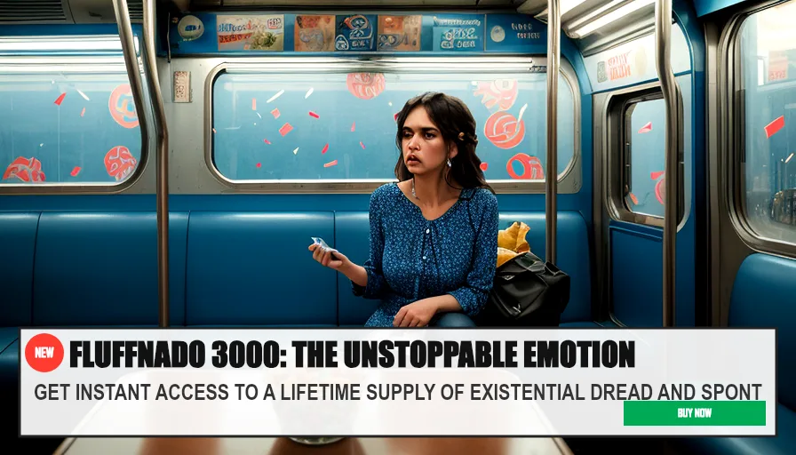 FLUFFNADO 3000: THE UNSTOPPABLE EMOTION SIMULATOR — GET INSTANT ACCESS TO A LIFETIME SUPPLY OF EXISTENTIAL DREAD AND SPO. Original funny meme on Drift — endless humor feed.