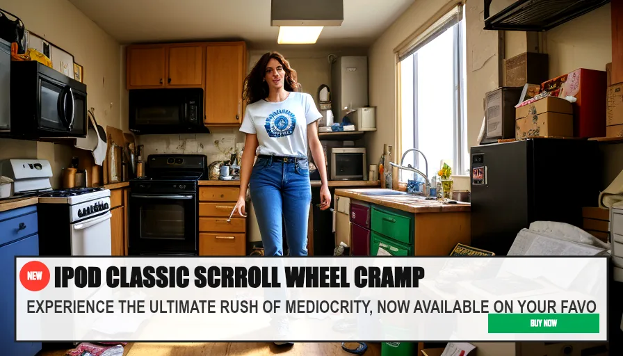 IPOD CLASSIC SCRROLL WHEEL CRAMP — EXPERIENCE THE ULTIMATE RUSH OF MEDIOCRITY, NOW AVAILABLE ON YOUR FAVO. Original funny meme on Drift — endless humor feed.