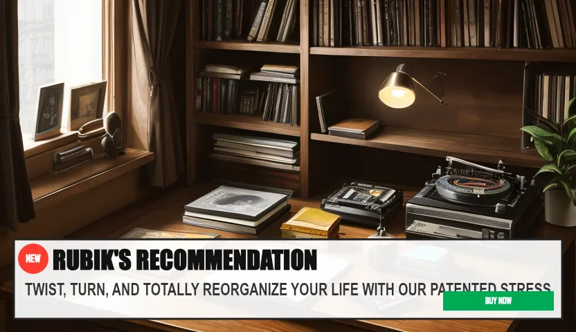 RUBIK'S RECOMMENDATION — TWIST, TURN, AND TOTALLY REORGANIZE YOUR LIFE WITH OUR PATENTED STRESS. Original funny meme on Drift — endless humor feed.