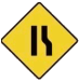 Road Narrows From The Right