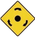 Mini-Roundabout Ahead