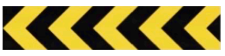 Sharp Change Of Direction (Left - Chevron Board)