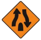 End Of Central Reserve/Obstruction