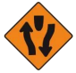 Start Of Central Reserve/Obstruction