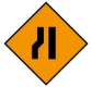 Road Narrows From Left