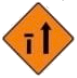 Nearside Lane (Of Two) Closed