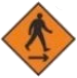 Pedestrians Cross To Right