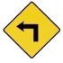 Dangerous Left Corner Ahead