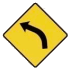 Dangerous Left Bend Ahead