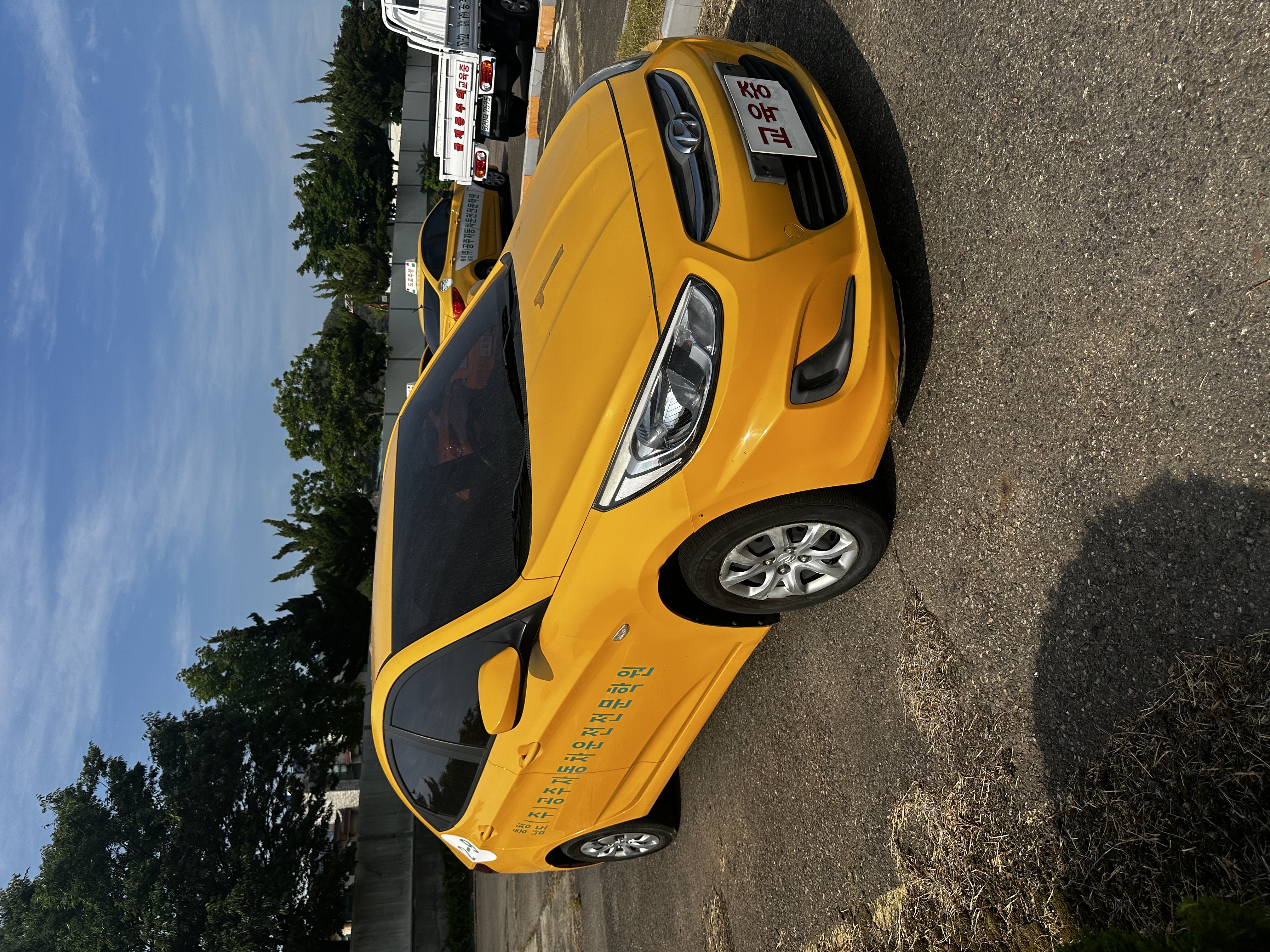 공주운전면허학원의 넓고 쾌적한 기능시험장 전경