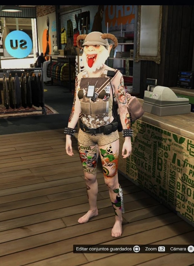 Conjunto Krampus De Verano Chaleco Cortado