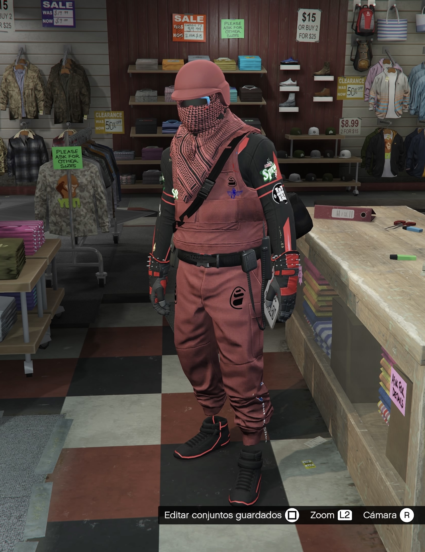 Conjunto joggers  + Todos los Accesorios