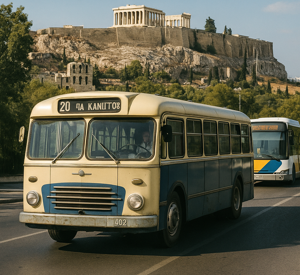The Evolution of Buses in Athens cover