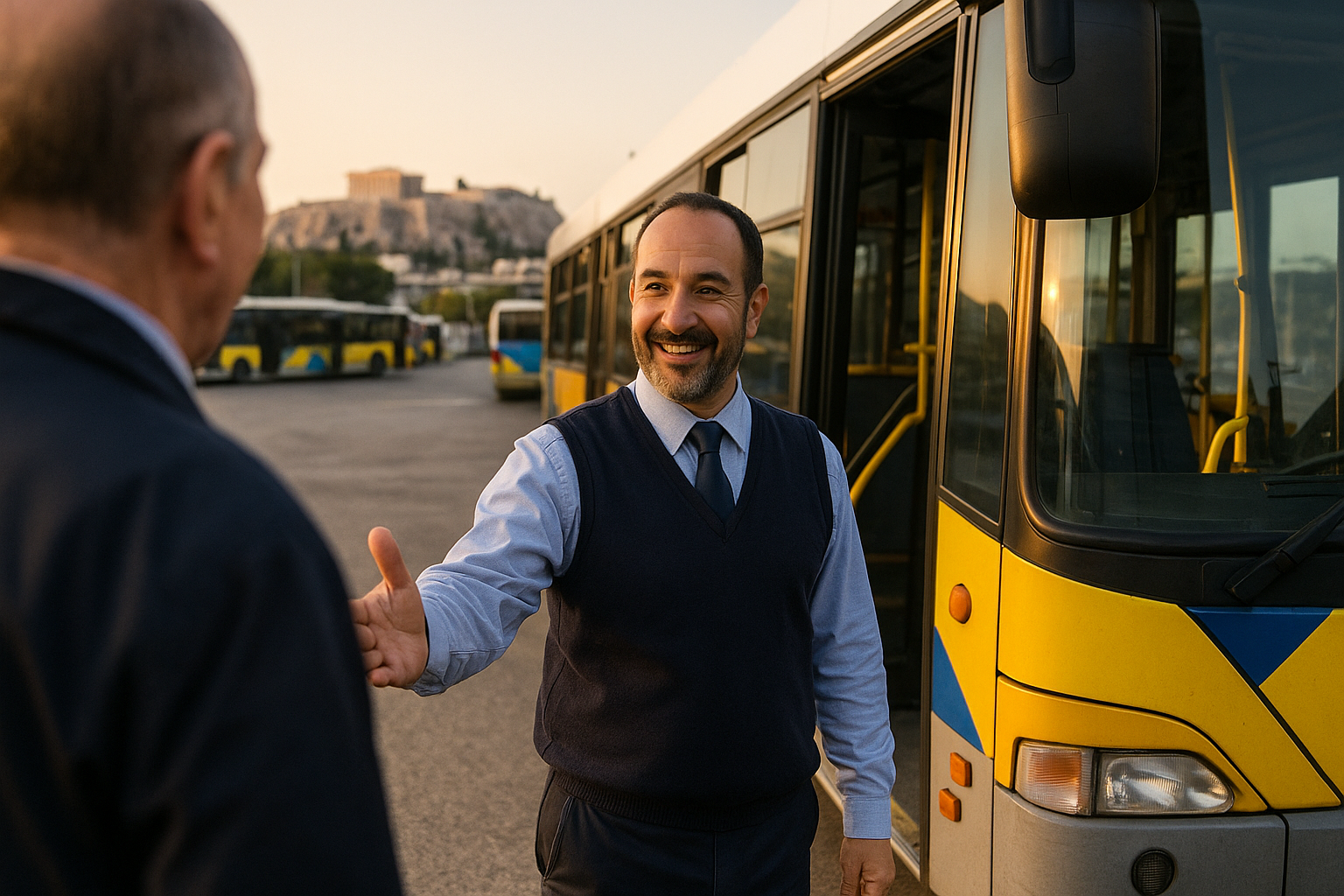 A Day in the Life of an Athens Bus Driver cover
