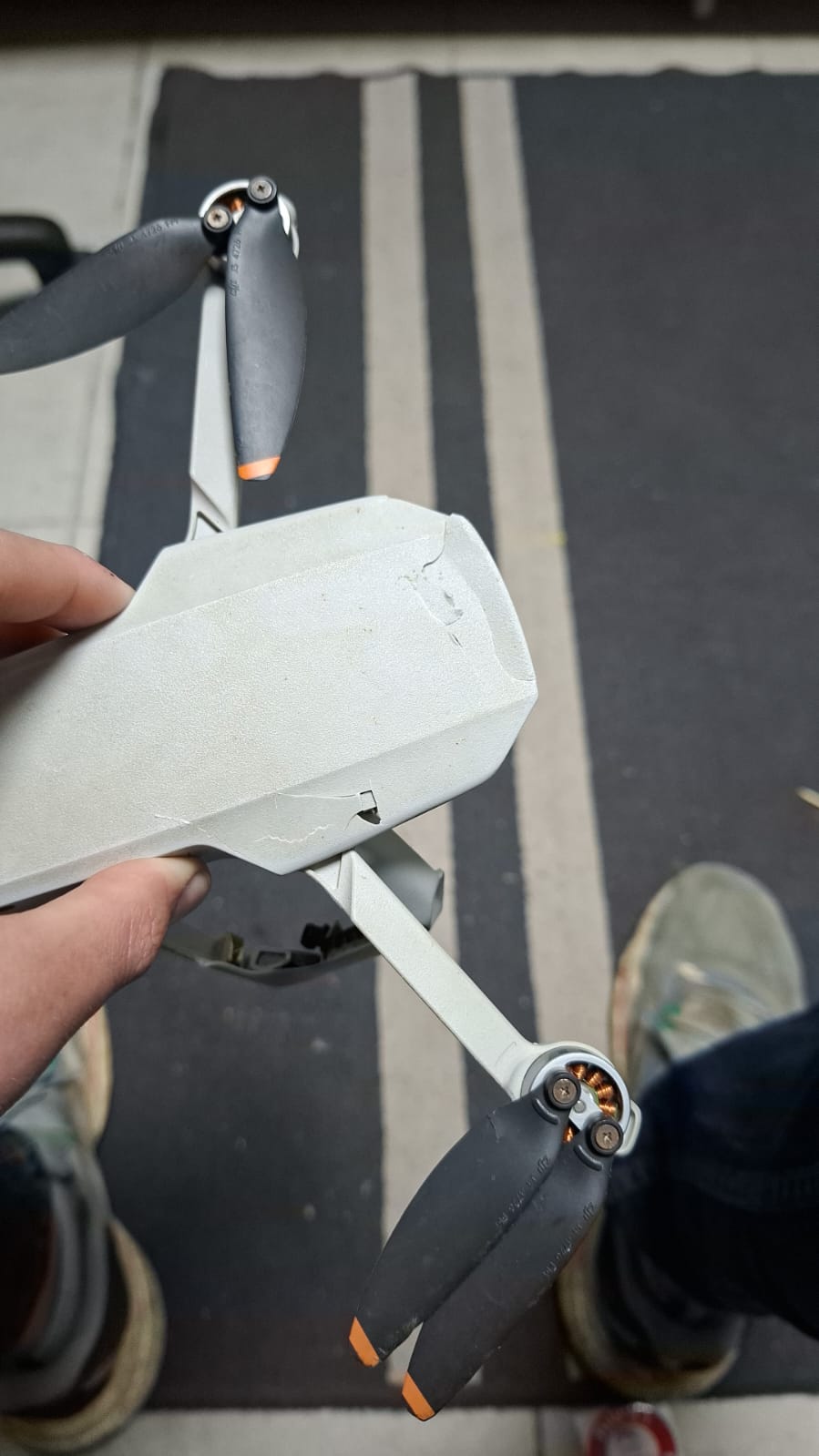 Dji mini 2 עבר תאונה — תמונה 1