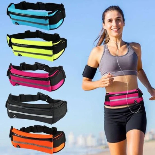 Waterproof Running Belt Bag – Fitness Waist Pouch for Phone & Essentials