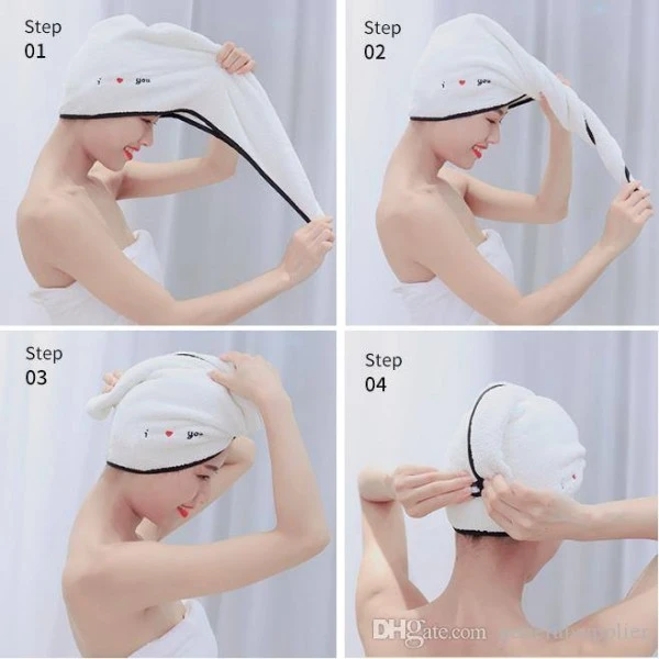 Magic Hair Dry Towel – Fast Dry Hair Cap for Wet Hair