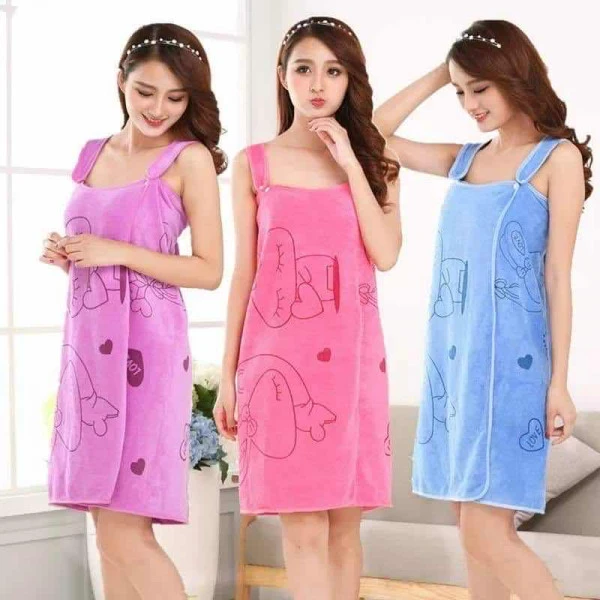 Wearable Microfiber Bath Towel & Body Wrap