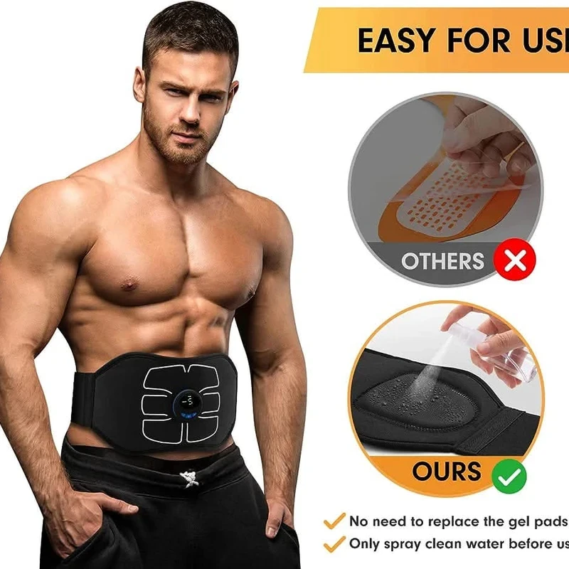 ABS Abdominal Muscle Training Toning Belt