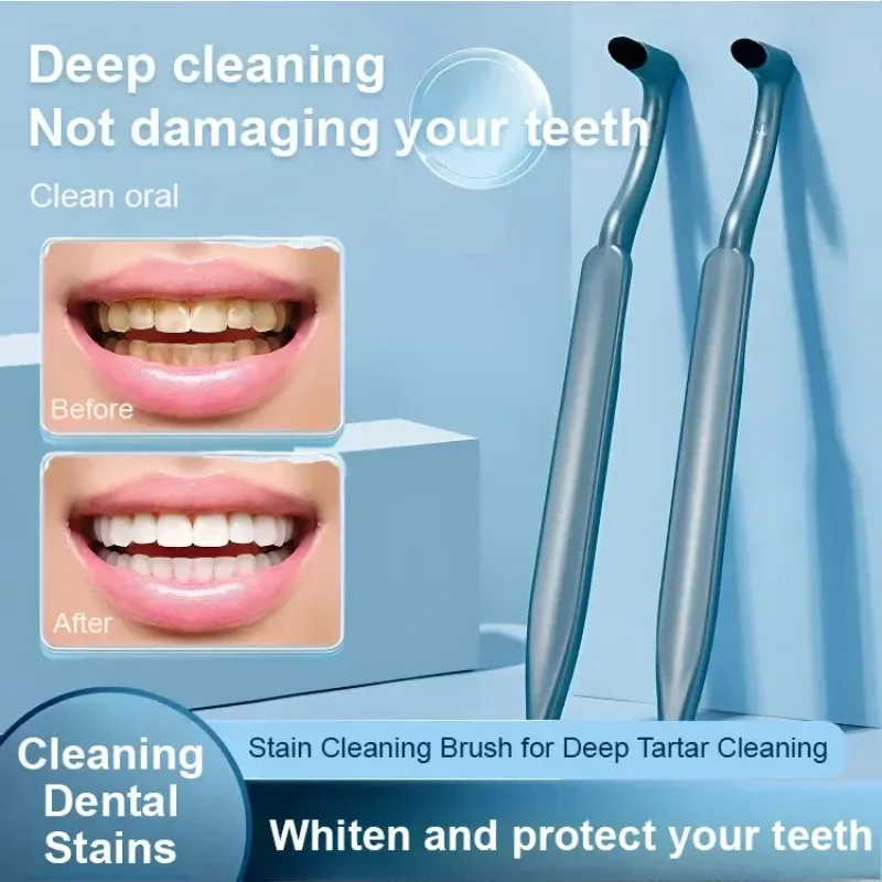 2 Pcs Tooth Stain Cleaning Brush