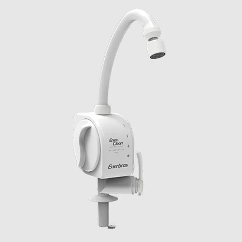 Enerbras Torneira Eletrica Enerclean Parede 5500w 220v Branco Polido 220v 60 Hz