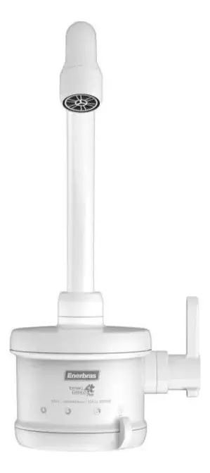 Torneira Parede Elétrica Cozinha 4 Temperaturas Acabamento Branco 220v 50/60hz 3