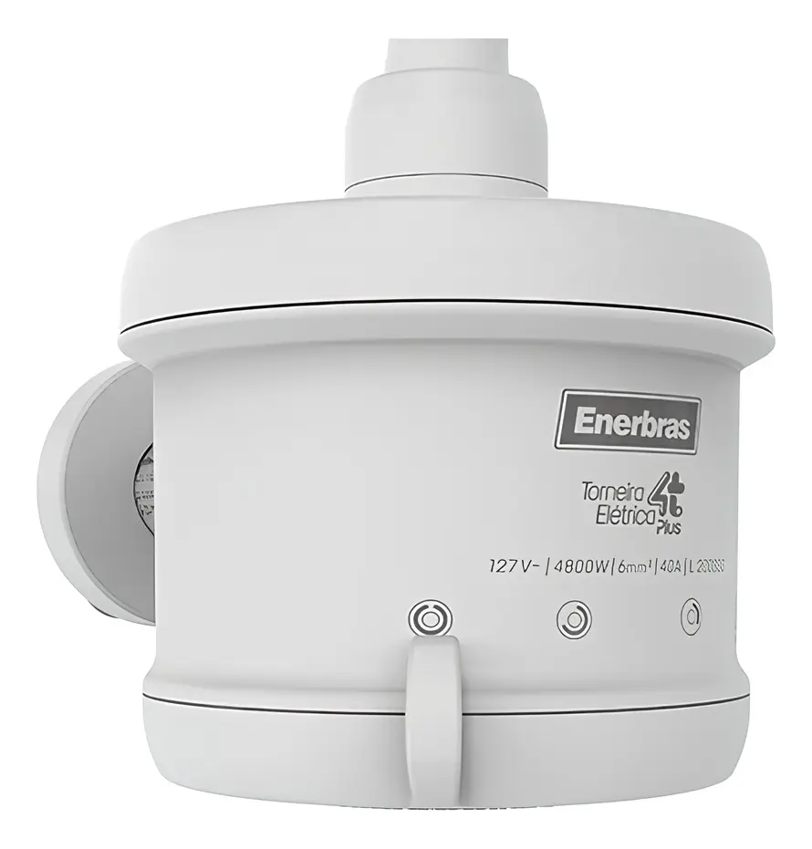Torneira Elétrica Parede 4 Temperaturas 127v 4800w Enerbras Branca Branco 50/60hz 5