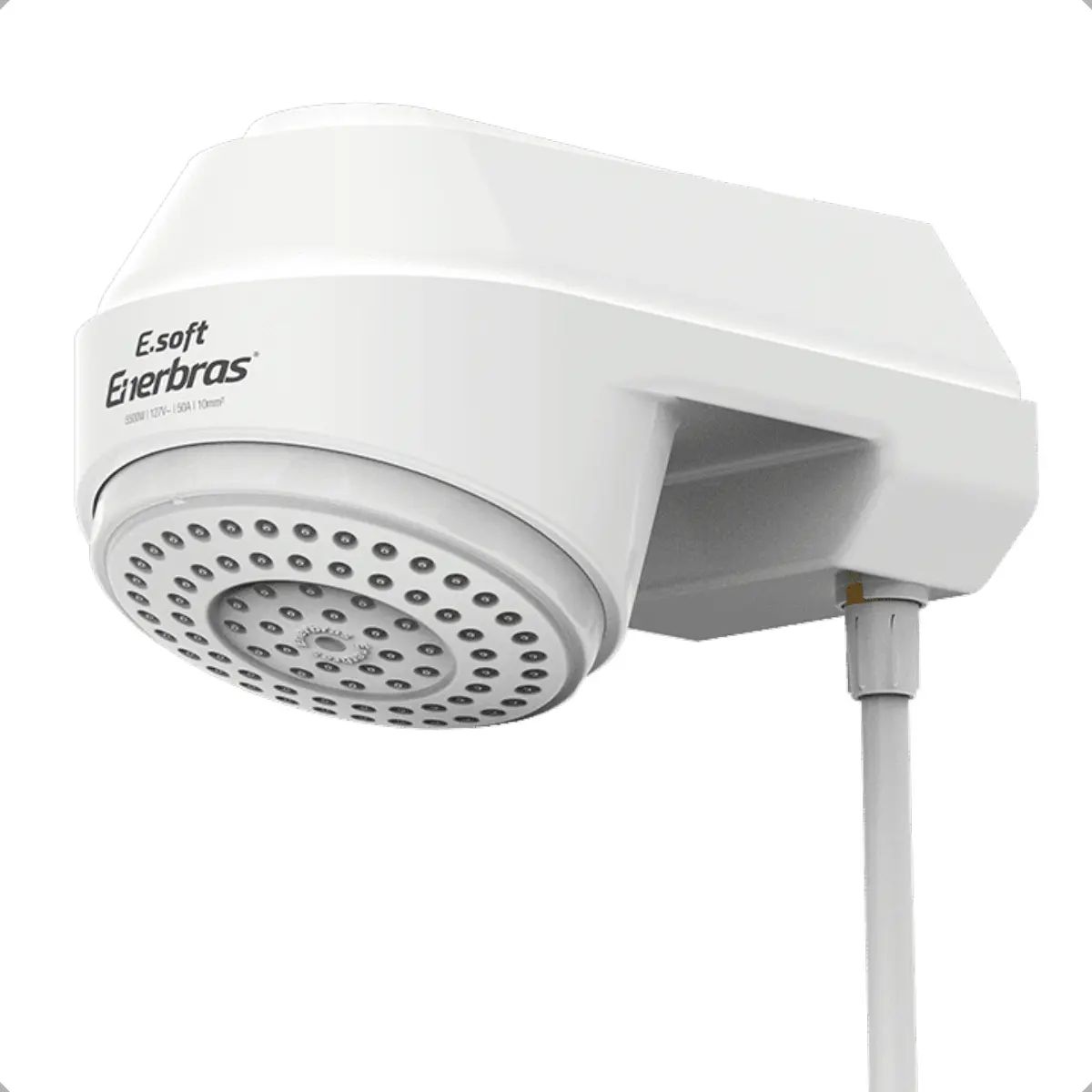 Ducha Eletrônica Branca E-soft 7500w Enerbras Branco 220v 7.5 Kw 2