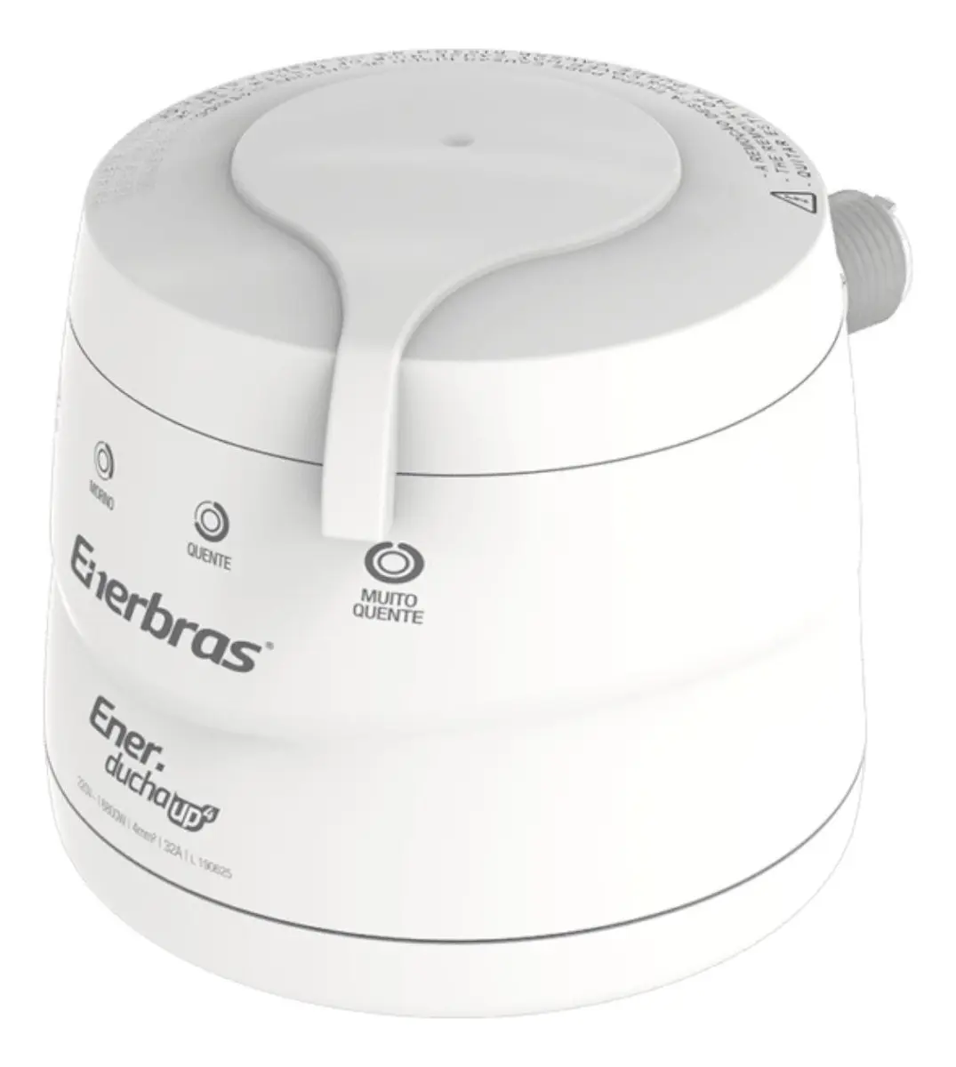 Chuveiro Elétrico Fixo Enerbras Enerducha Up4 6800w 220v Branco 6.8 Kw 4