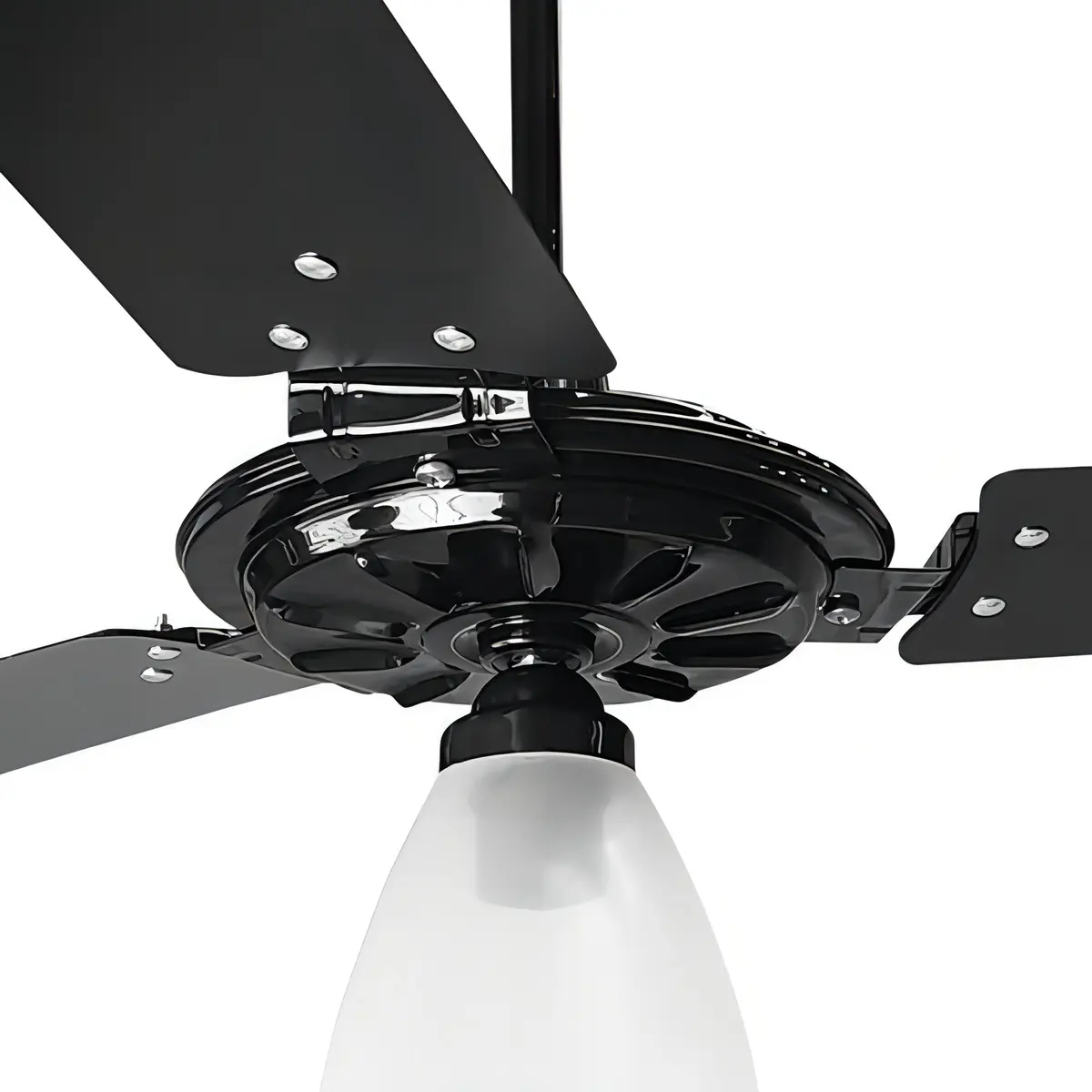 Ventilador De Teto Ventex Yris Preto 3 Pás Madeira Preto 520rpm 1.015 M 220v 5